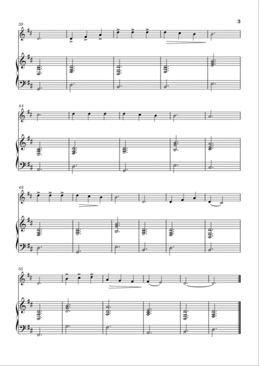 Wonderful, Merciful Savior Violin Solo scores gallery preview page 3