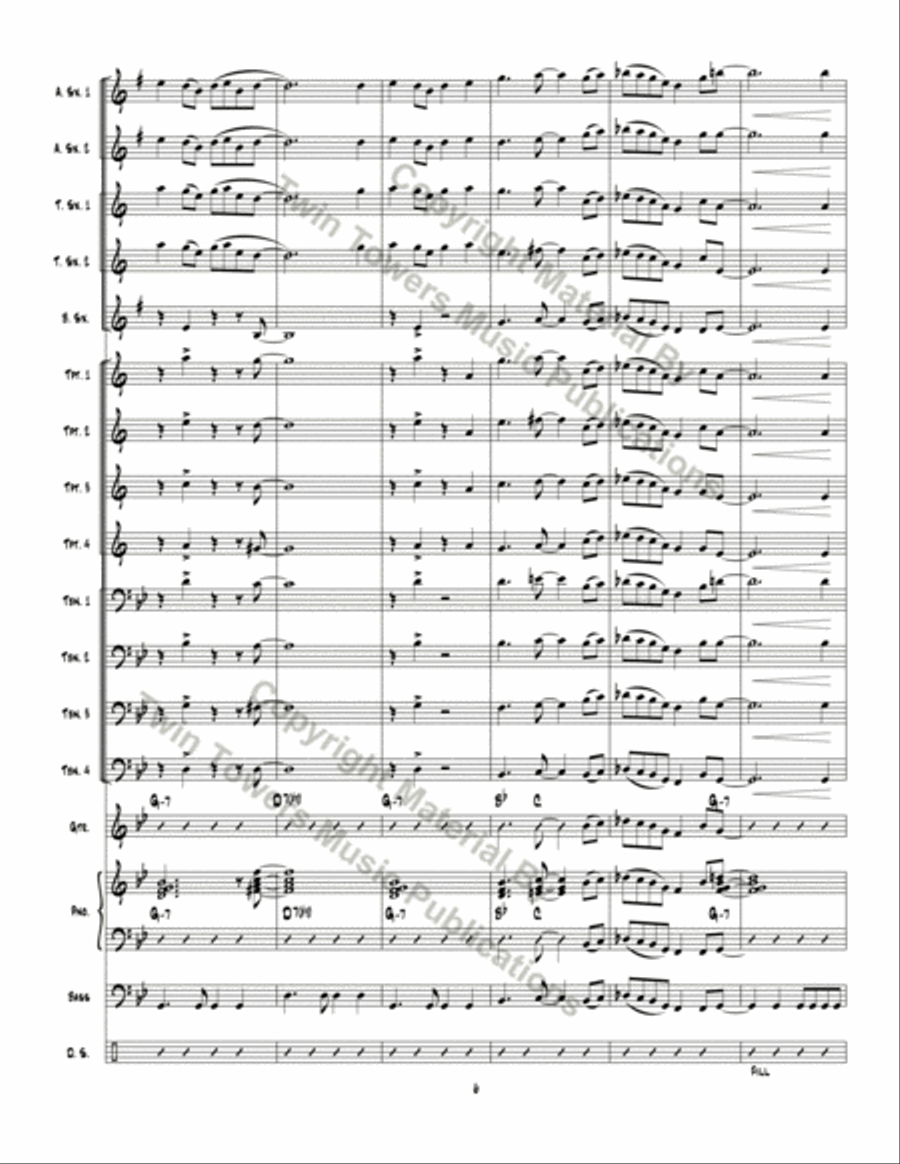 Verteron X Factor Jazz Ensemble scores gallery preview page 7