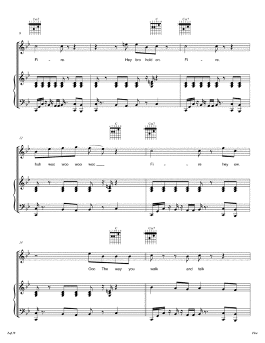 Fire Fire Voice scores gallery preview page 3