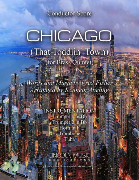 CHICAGO (That Toddlin' Town) (for Brass Quintet) image number null