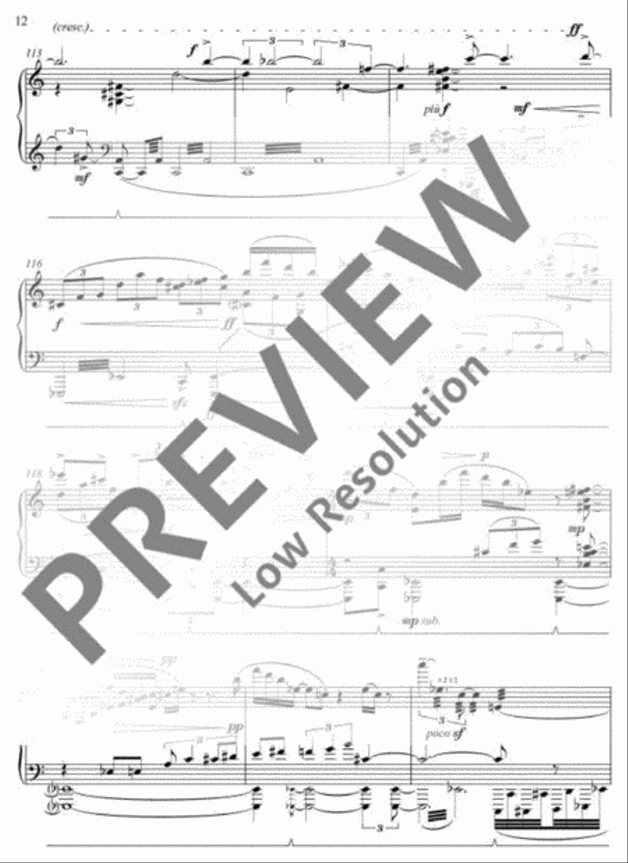 Notte Oscura Piano Solo scores gallery preview page 15