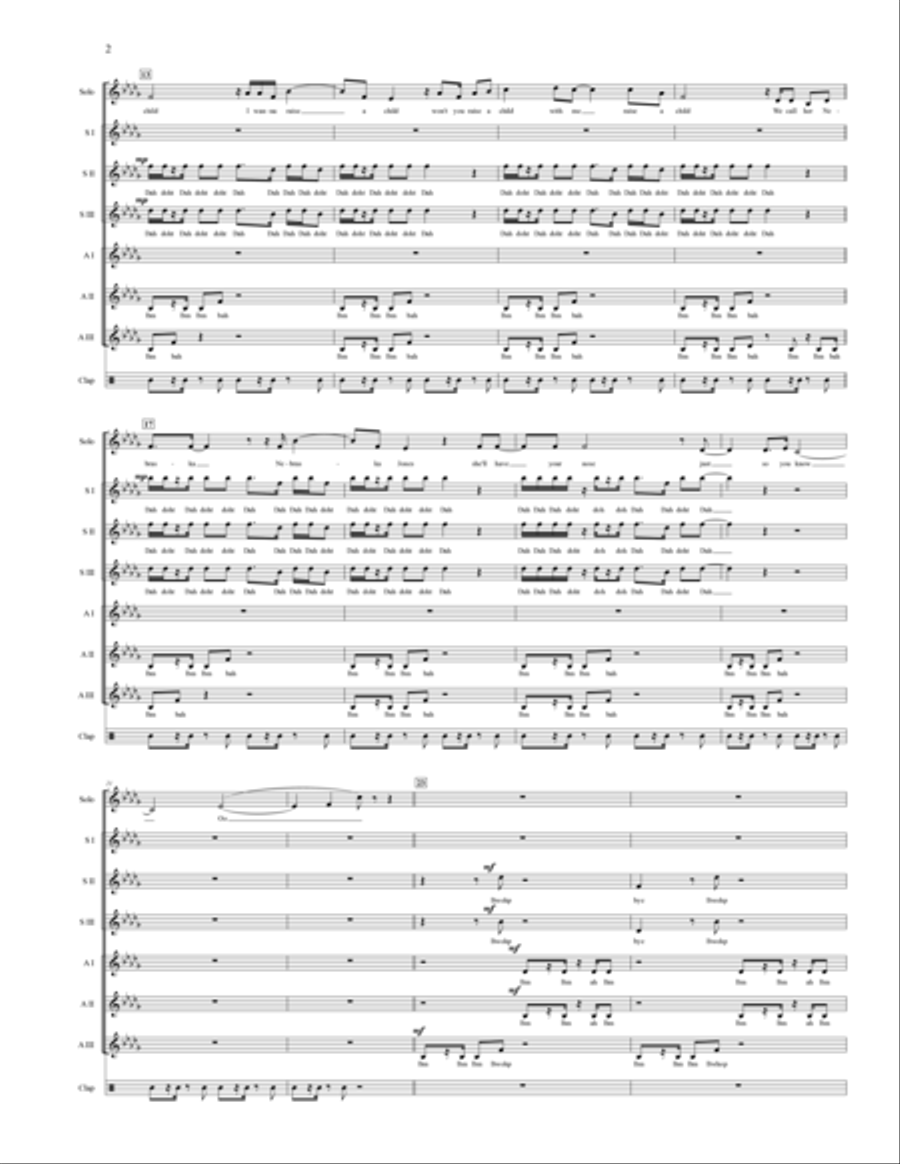 Settle Down Settle Down SSA scores gallery preview page 3