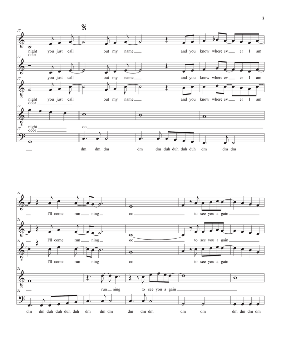 You've Got A Friend 4-Part scores gallery preview page 3