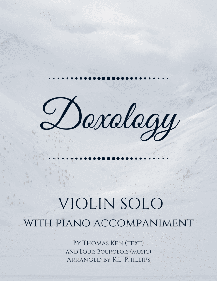 Doxology - Violin Solo with Piano Accompaniment Violin Solo scores gallery preview page 1