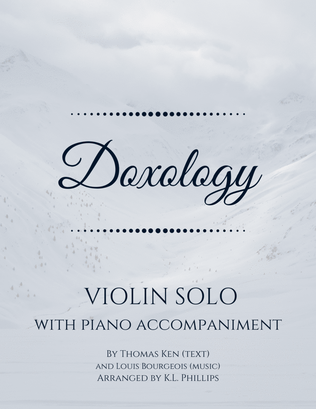 Book cover for Doxology - Violin Solo with Piano Accompaniment