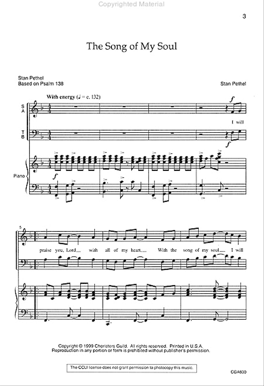 The Song of My Soul 4-Part scores gallery preview page 2