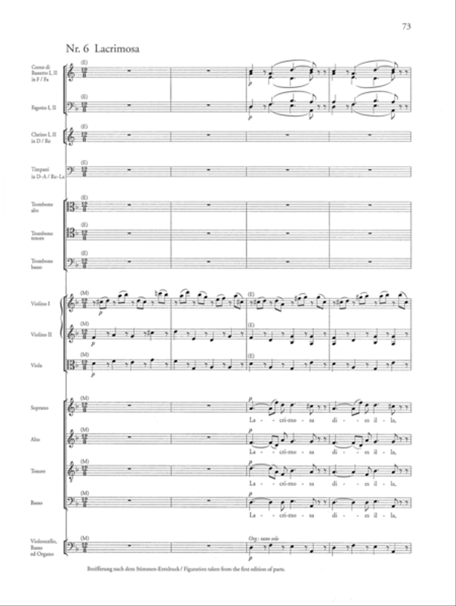 Requiem (Revised edition from 2006) 4-Part scores gallery preview page 3