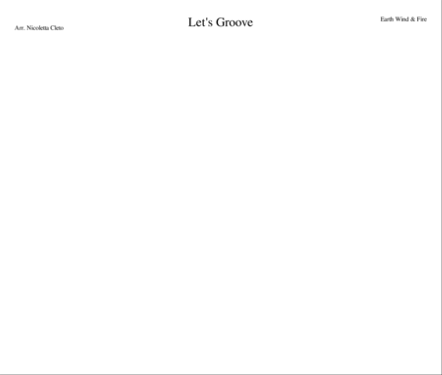 Book cover for Let's Groove