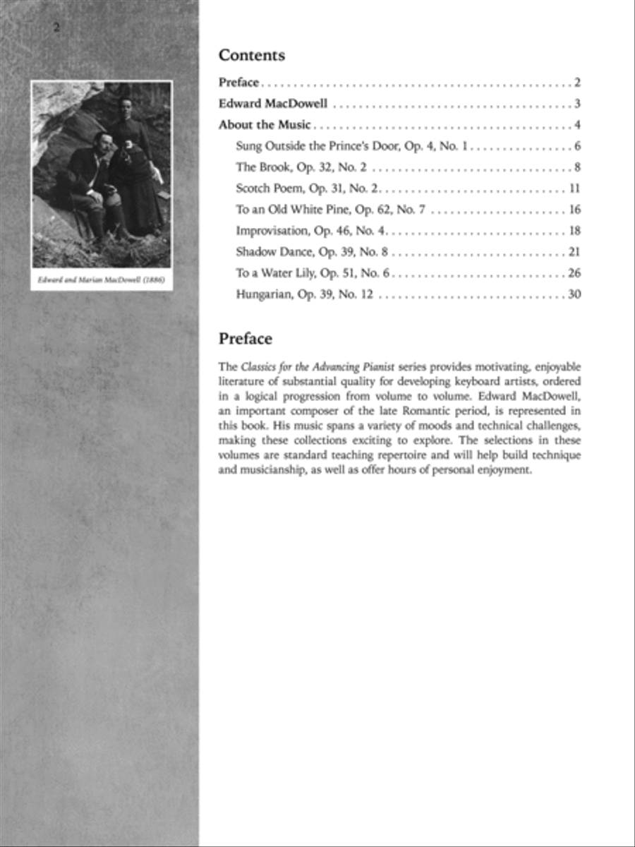 Classics for the Advancing Pianist -- Edward MacDowell, Book 2 Piano Solo scores gallery preview page 10