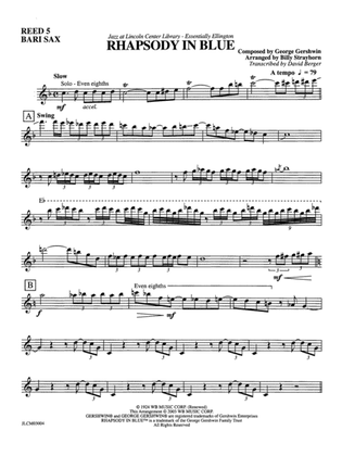 Rhapsody in Blue: E-flat Baritone Saxophone