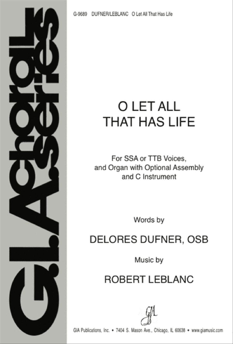 O Let All That Has Life SSA scores gallery preview page 1