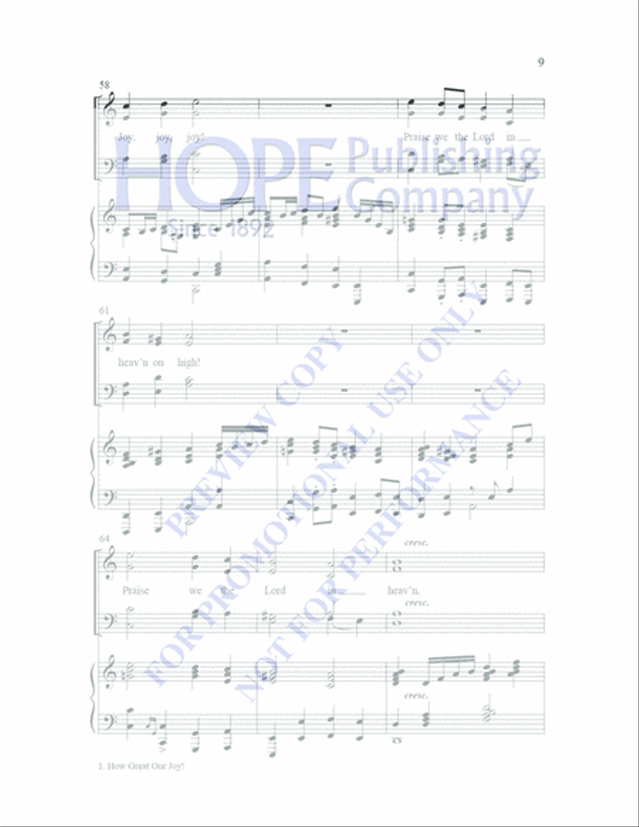 Joy Has Dawned Joy Has Dawned 4-Part scores gallery preview page 15