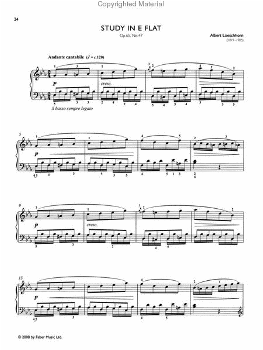 Real Repertoire Studies, Grades 4-6 Piano Method scores gallery preview page 4