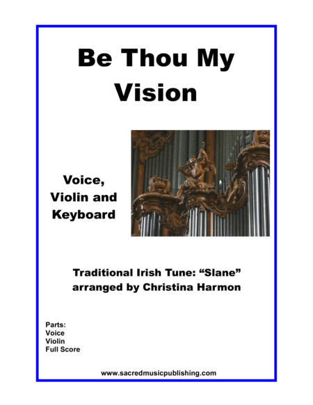 Be Thou My Vision – Voice, Violin, and Keyboard image number null