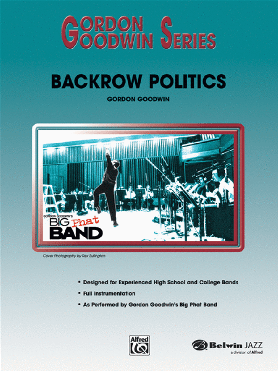 Backrow Politics Backrow Politics Jazz Ensemble scores gallery preview page 1