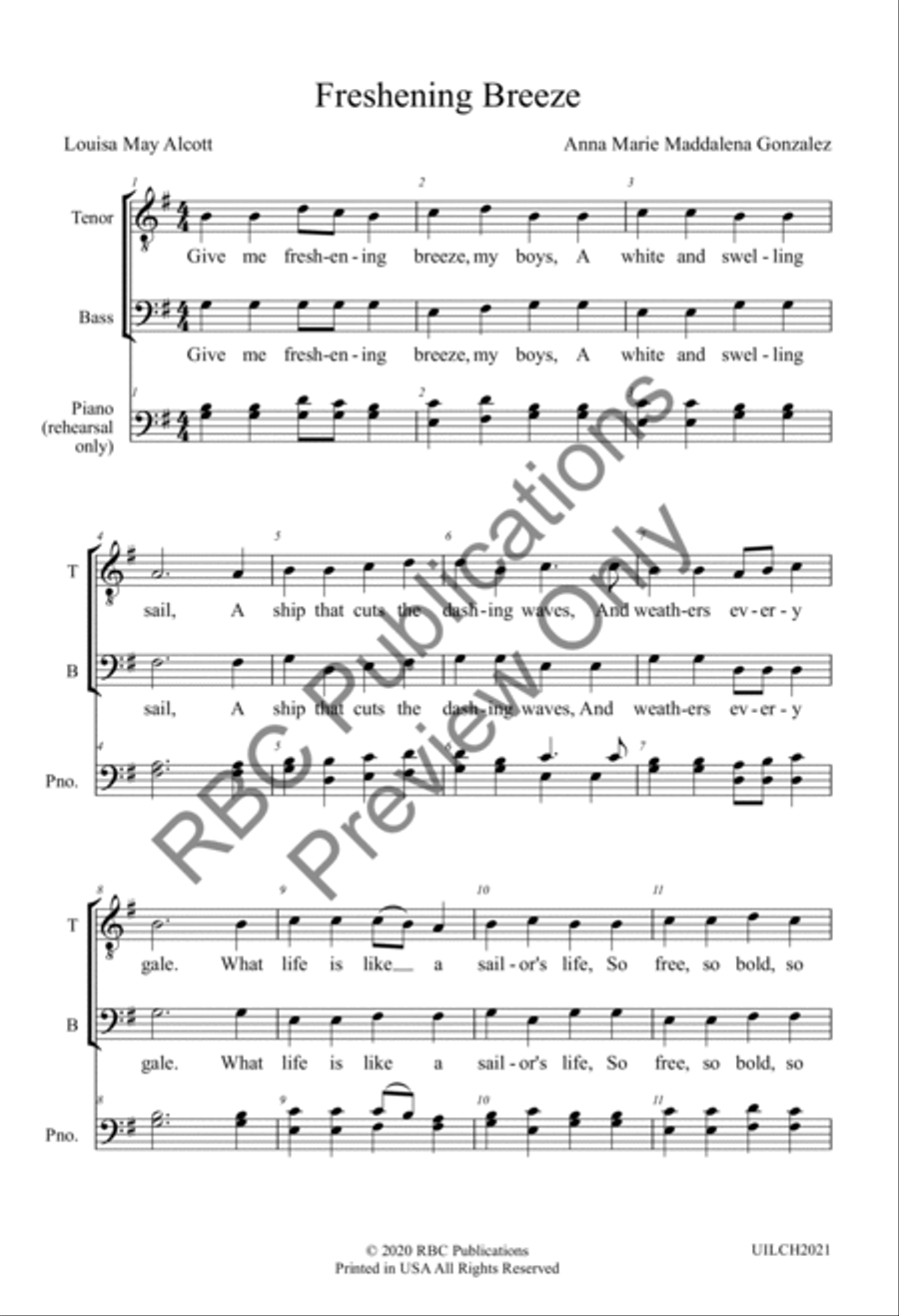 <br>Sheet music extract