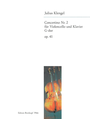Book cover for Concertino No. 2 in G major Op. 41