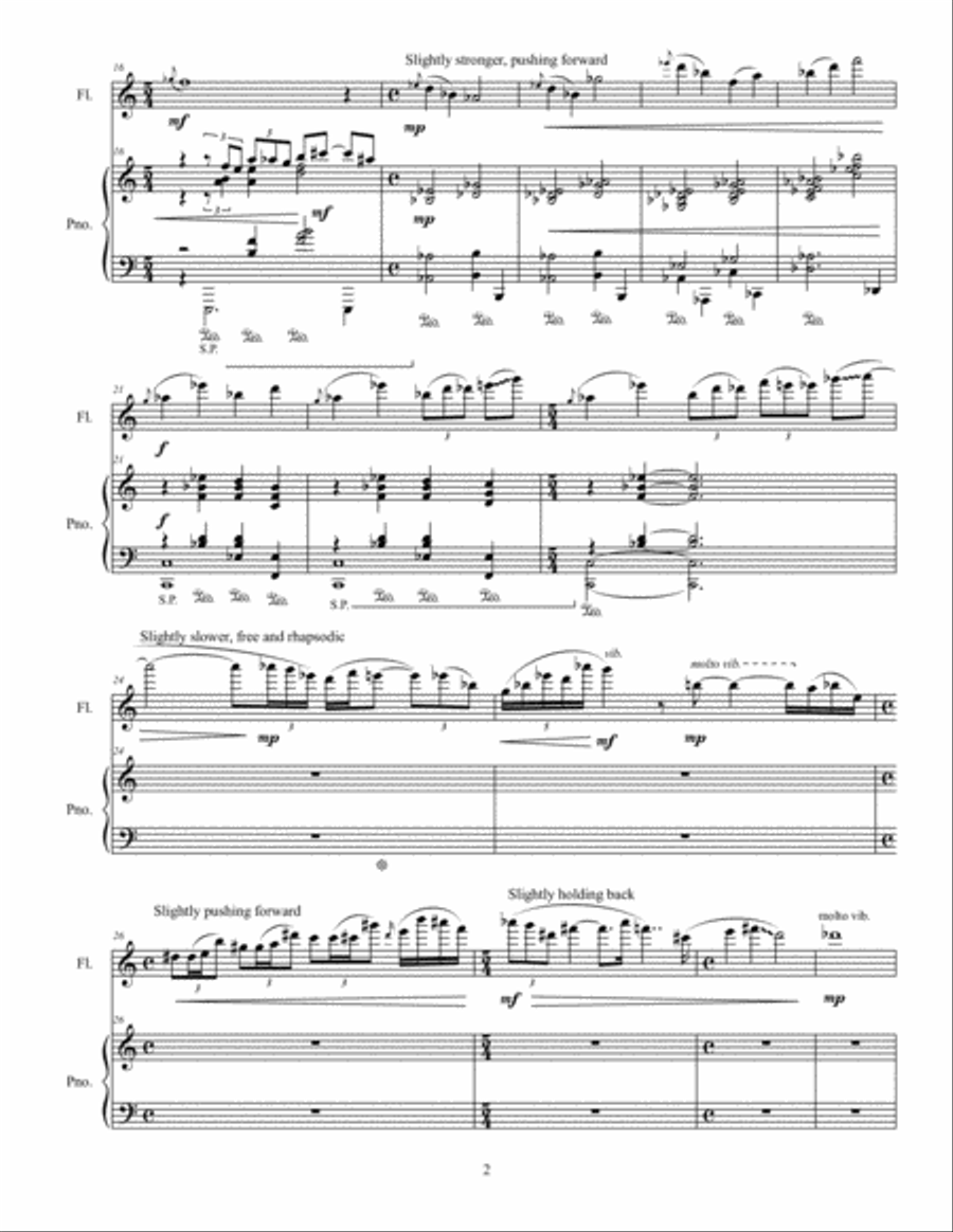 Nocturnal Passage Nocturnal Passage Flute Solo scores gallery preview page 3