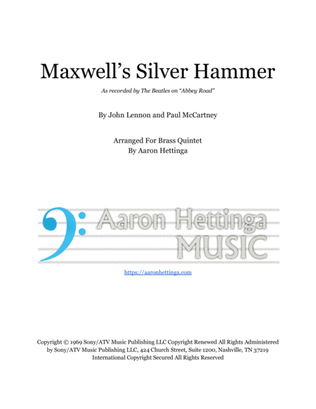 Maxwell's Silver Hammer