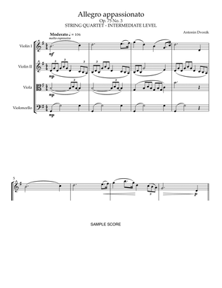 Allegro appassionato Op.l 75 No. 3, Antonin Dvorák