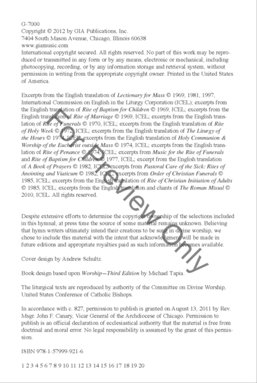 Lead Me, Guide Me, Second Edition - Pew edition Choir scores gallery preview page 3