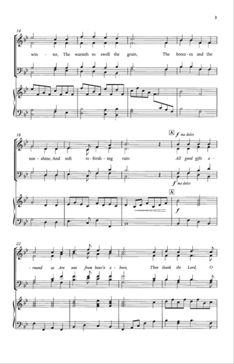 We plough the fields, and scatter 4-Part scores gallery preview page 3