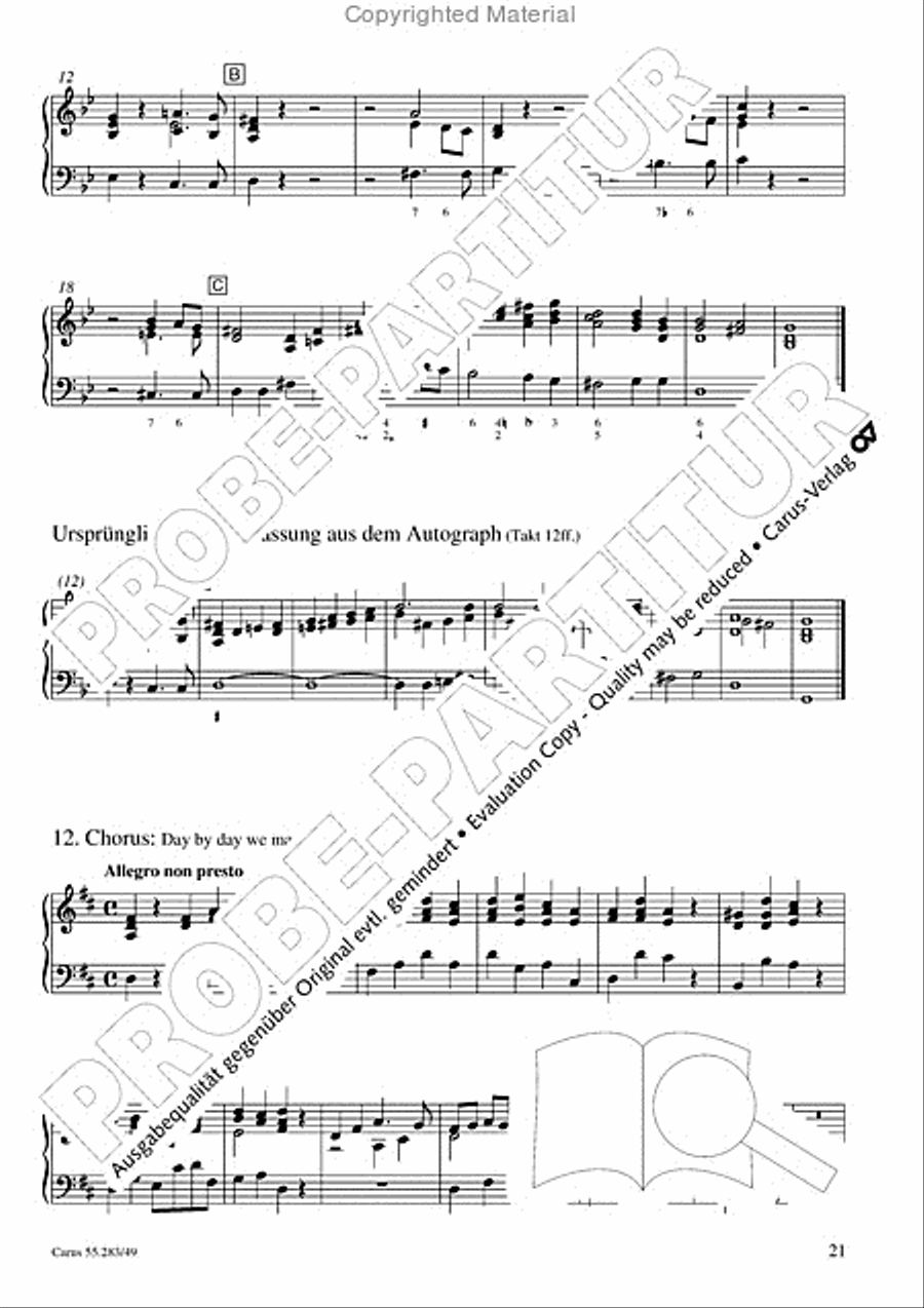 Te Deum for the Victory of Dettingen Organ scores gallery preview page 22