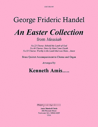 Book cover for An Easter Collection from MESSIAH