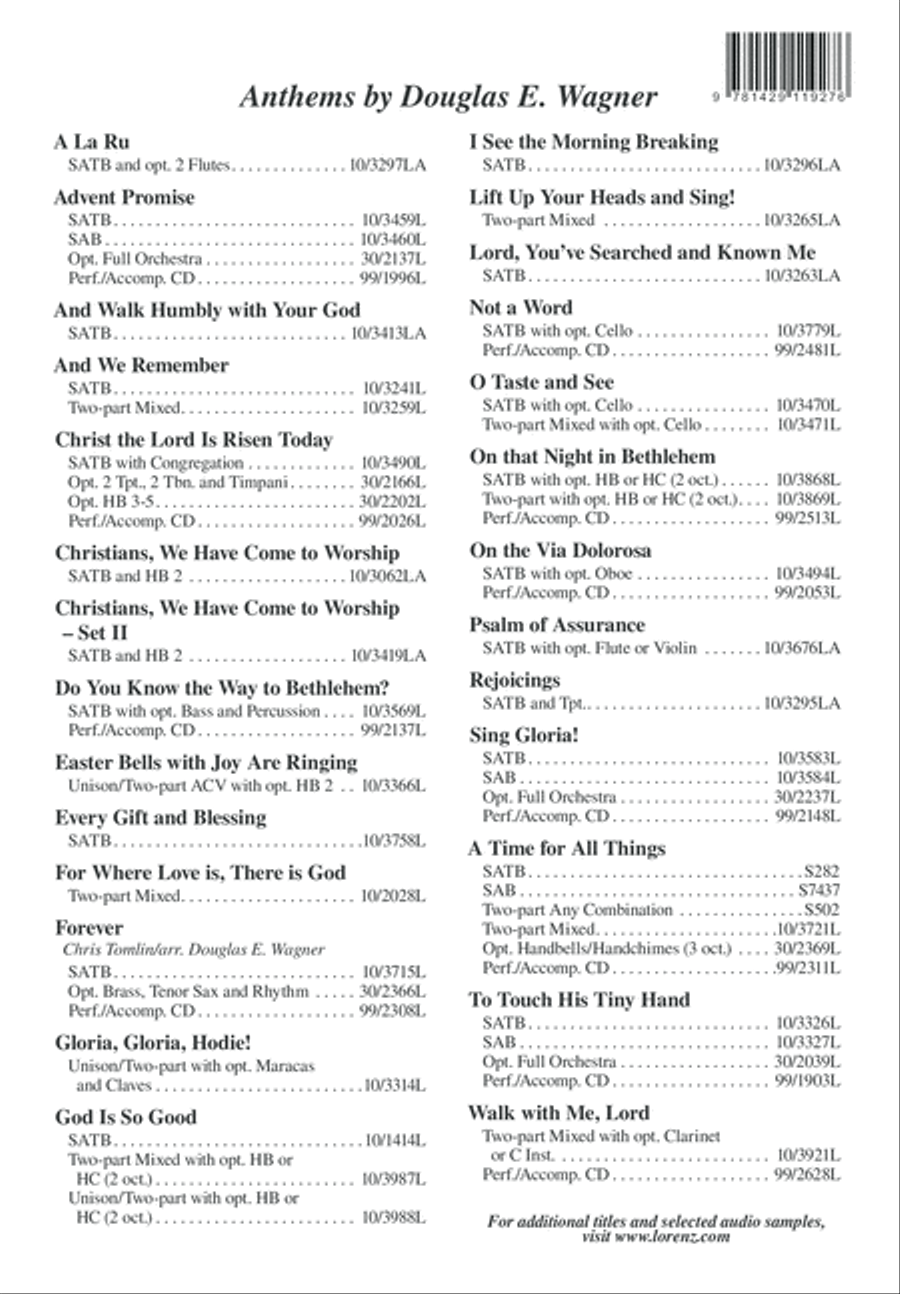 The Advent Road 4-Part scores gallery preview page 13