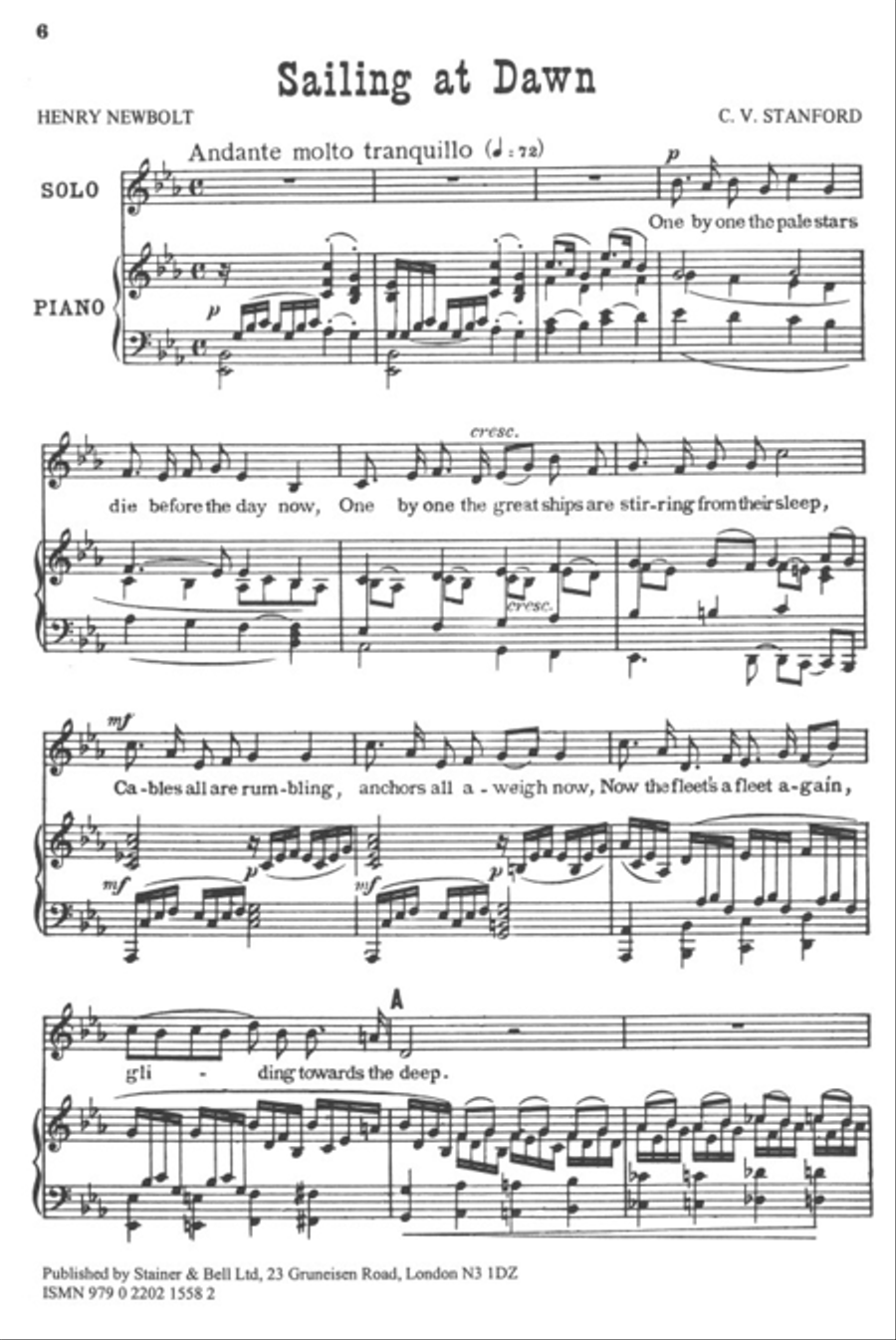 Songs of the Fleet. Vocal Score 4-Part scores gallery preview page 2