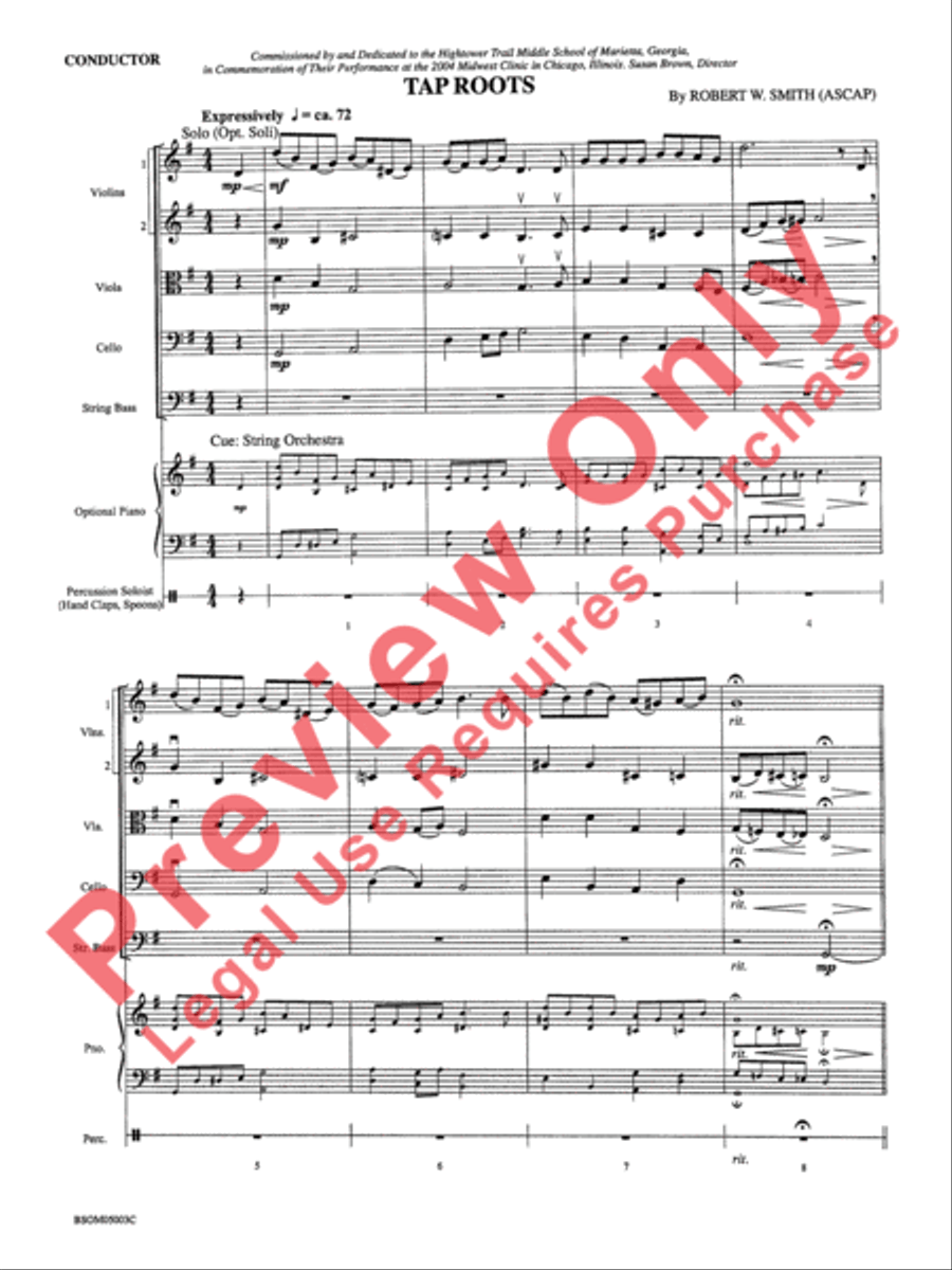 Tap Roots Tap Roots String Orchestra scores gallery preview page 4