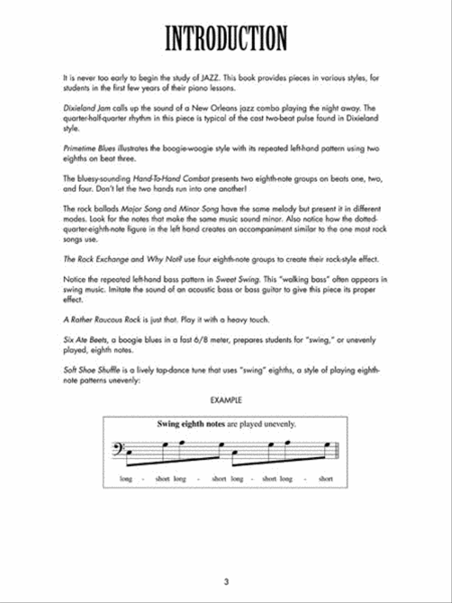 Jazz Starters II Piano Method scores gallery preview page 3