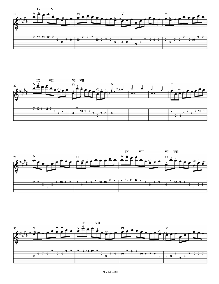 Cantata No. 147 for Two Guitars BWV 147 (Jesus, Joy of Man's Desiring) Classical Guitar scores gallery preview page 4