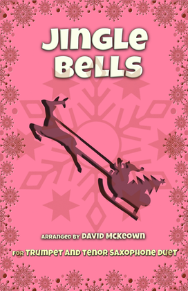 Book cover for Jingle Bells, Jazz Style, for Trumpet and Tenor Saxophone Duet
