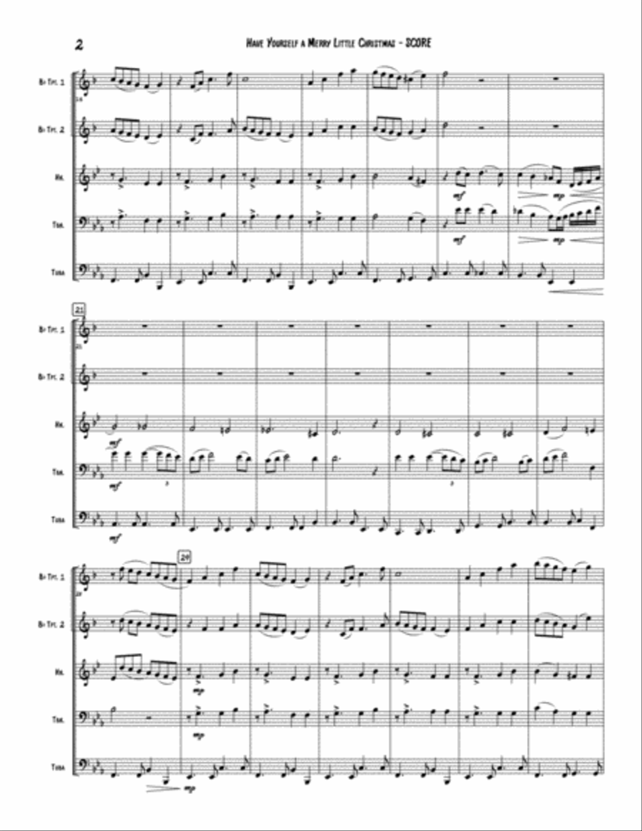 Have Yourself A Merry Little Christmas from MEET ME IN ST. LOUIS School and Community scores gallery preview page 3