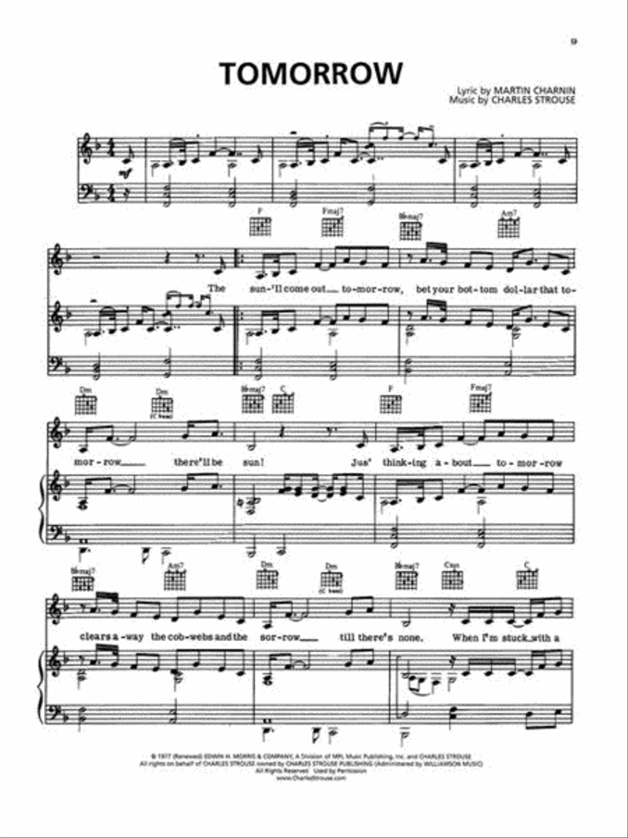 Annie Piano, Vocal, Guitar scores gallery preview page 5