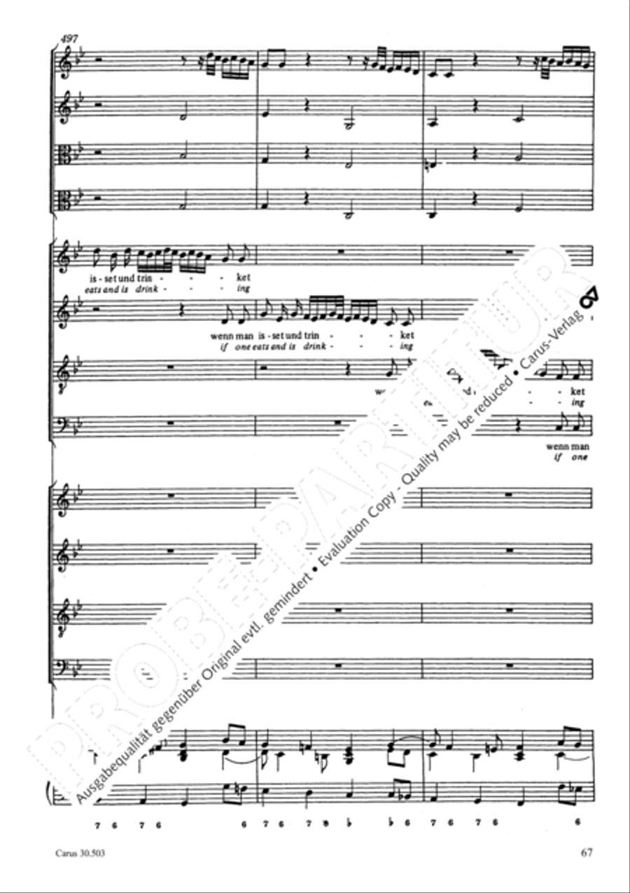 My beloved, you are fair (Meine Freundin, du bist schon) 4-Part scores gallery preview page 70