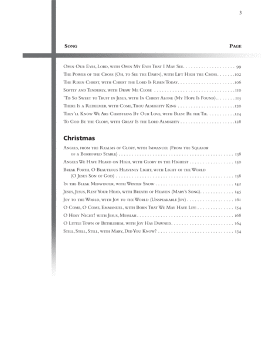 Medleys for Blended Worship, Complete Collection Piano Solo scores gallery preview page 4