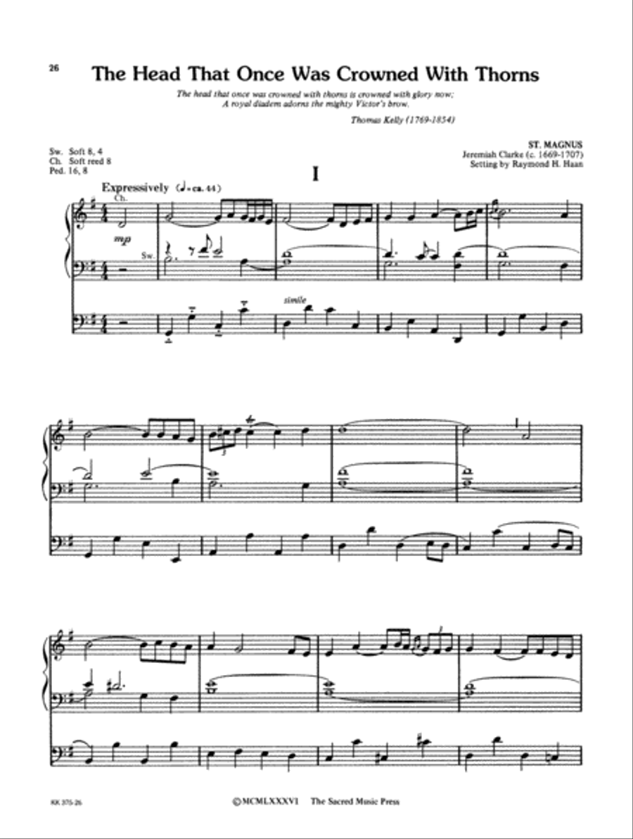 Organ Music for Lent and Easter Organ Solo scores gallery preview page 9