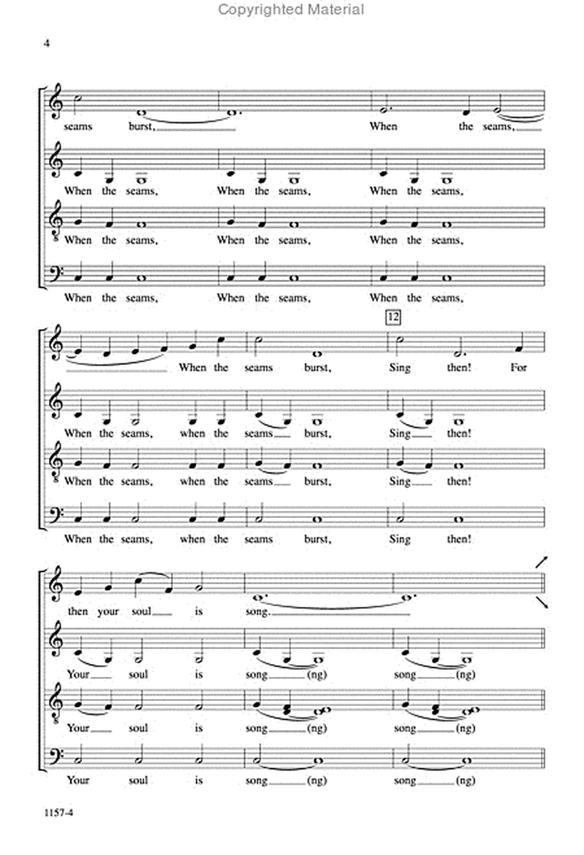 Your Soul Is Song - SATB divisi Octavo image number null