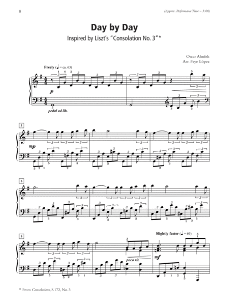 A Romantic-Style Service Piano Solo scores gallery preview page 3