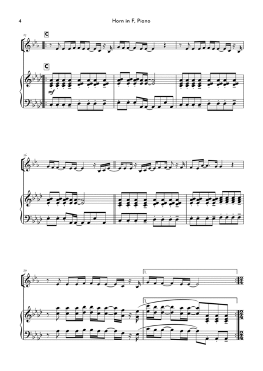 Goodness Of God Horn scores gallery preview page 4