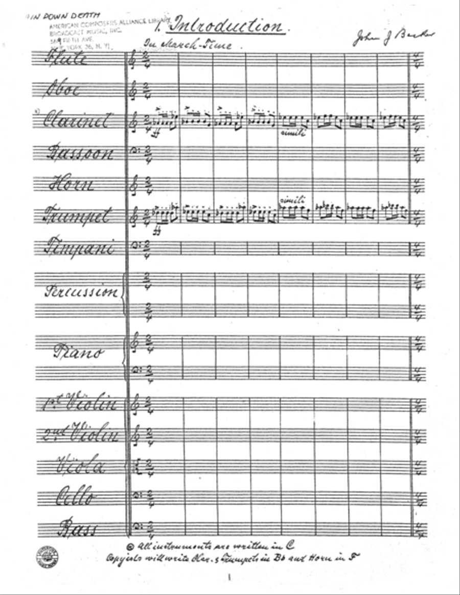 [Becker] Rain Down Death Chamber Orchestra scores gallery preview page 3