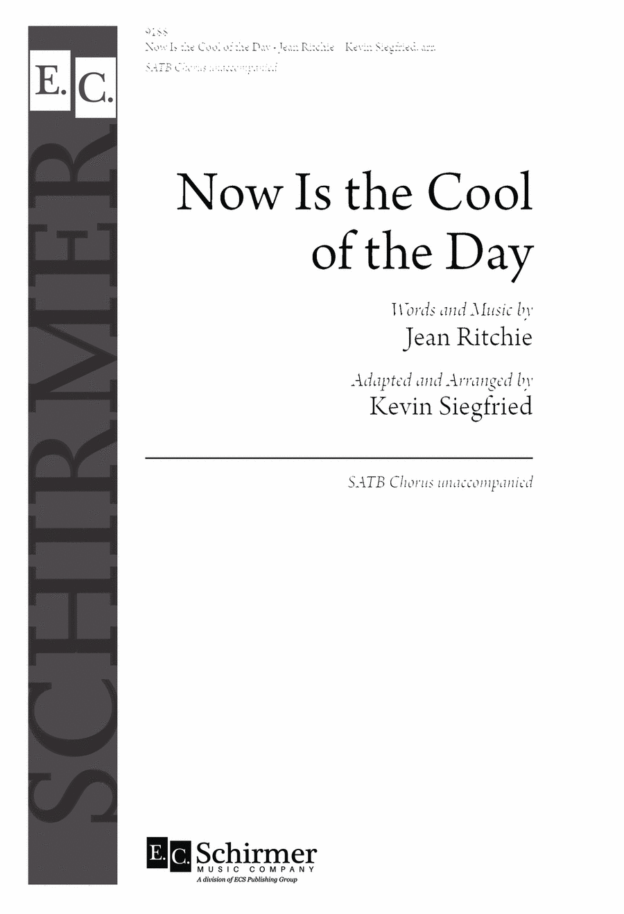 Now Is the Cool of the Day 4-Part scores gallery preview page 1