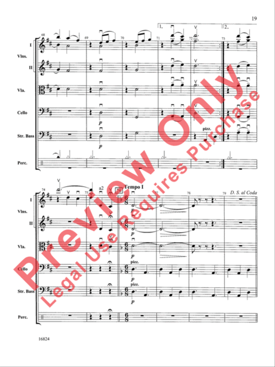 Geometric Dances Geometric Dances String Orchestra scores gallery preview page 20