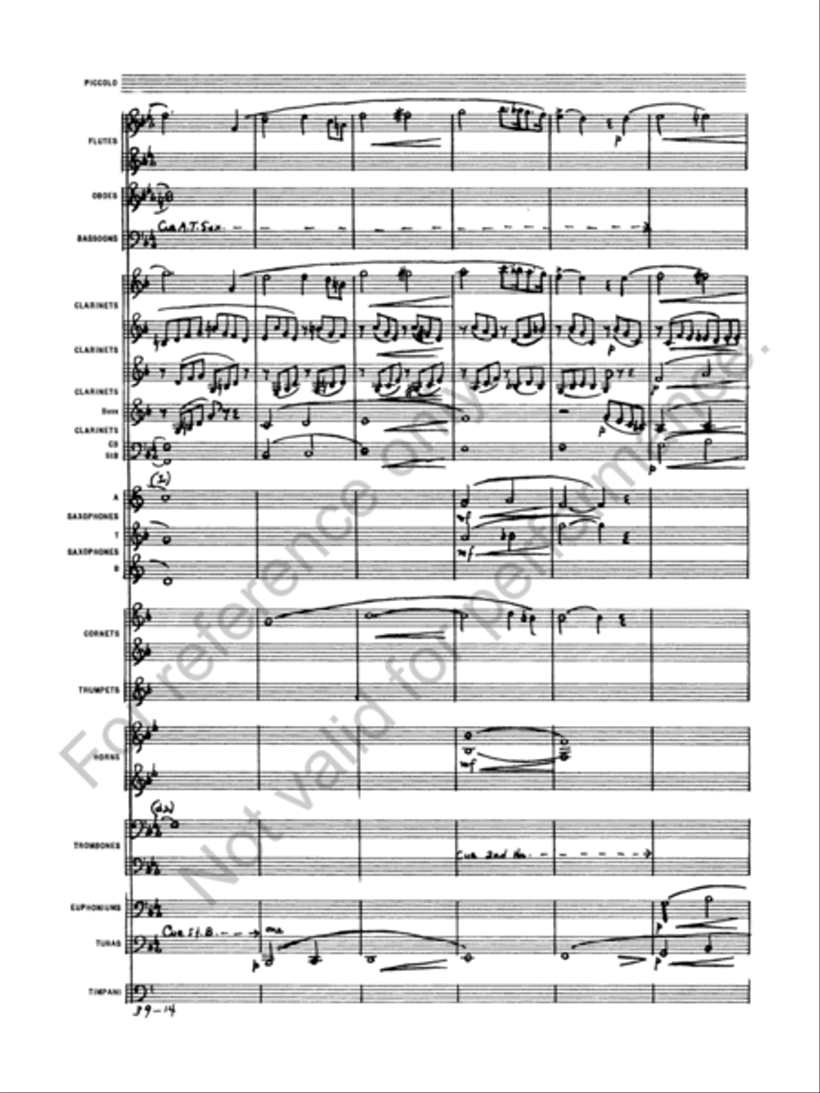 Euryanthe Concert Band scores gallery preview page 16