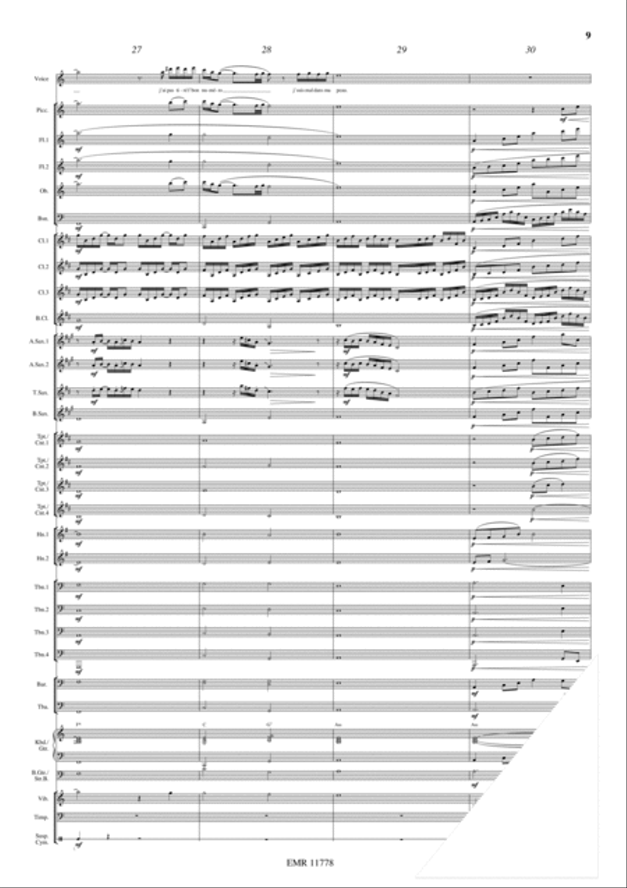 Starmania Concert Band scores gallery preview page 10