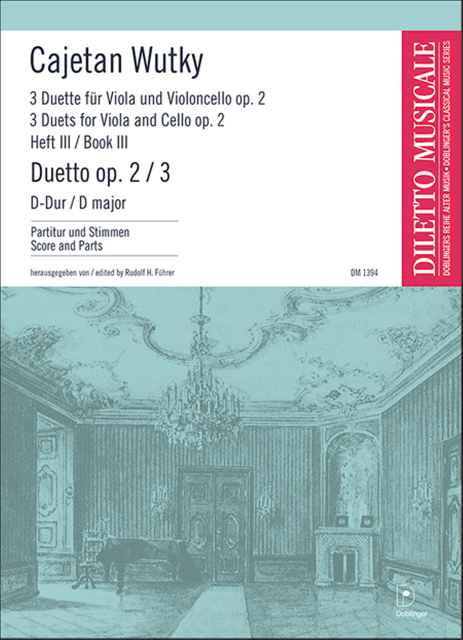 Duetto in D-Dur op. 2/3 Heft 3 Score and Part scores gallery preview page 1
