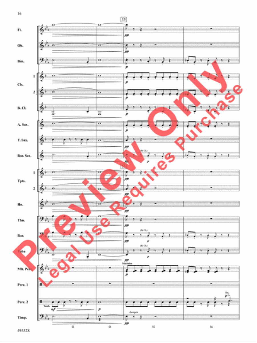 Dance of the Garden Gnomes Concert Band scores gallery preview page 17