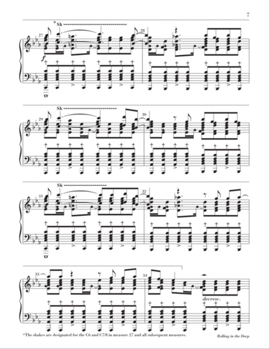 Rolling in the Deep 2-Octaves scores gallery preview page 8